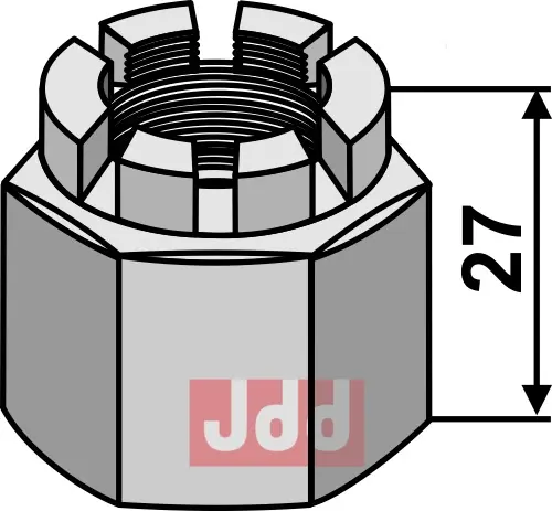 KronMutter M24x2 - JDD Utstyr