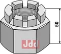 KronMutter M48x2 for 50x50 firkantet aksel