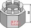 KronMutter M48x2 for 50x50 firkantet aksel
