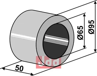 Avstands foring -50mm