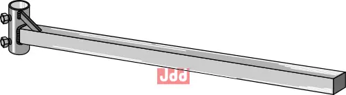 Holder for teleskop regulering -2050mm - JDD Utstyr
