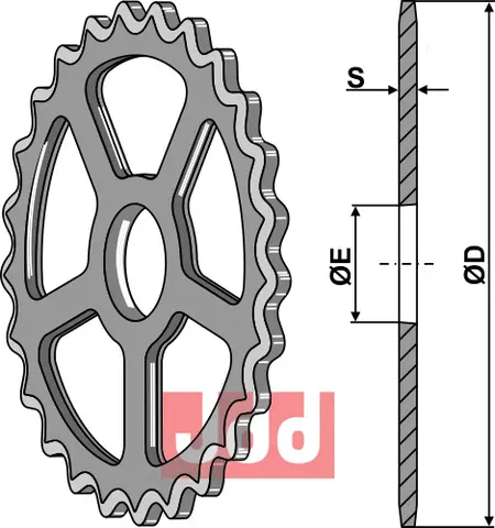 Mellemring  &#216;520mm