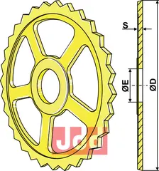 Mellemring – Ø560mm Väderstad