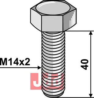 Bolt M14x2x40