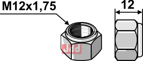 Låsemutter M12x1,75 - JDD Utstyr