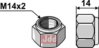 Låsemutter M14x2
