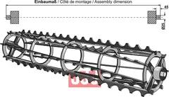 Jordpakkervalse (tagget) - 1480mm