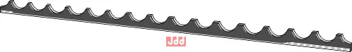 Avskraper bom 40x8x1500 - JDD Utstyr