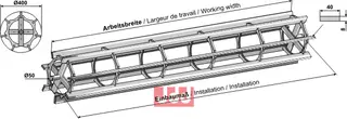 Jordpakkervalse  - 1210mm