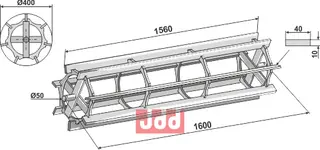 Jordpakkervalse  - 1600mm