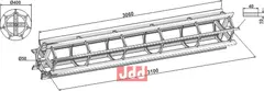 Jordpakkervalse - 3100mm