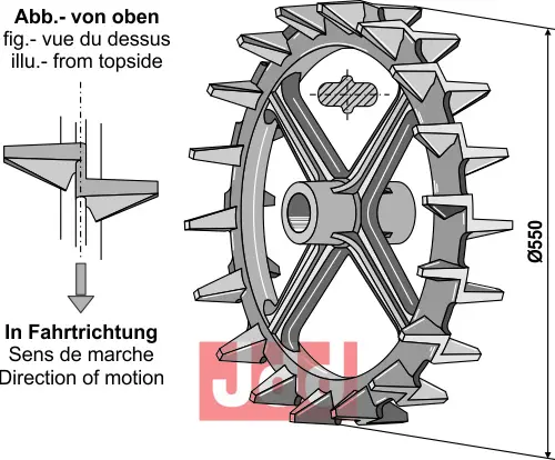 Knastring Ø550mm - JDD Utstyr