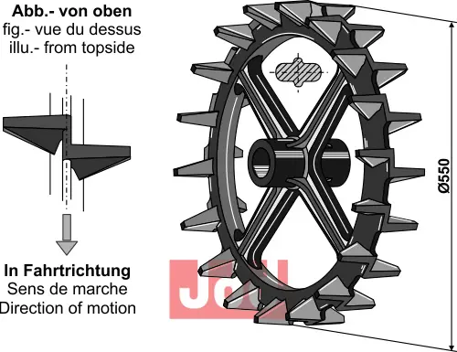 Knastring Ø550mm - JDD Utstyr