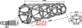 Jordpakkervalse  - 1360mm Kongskilde