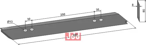 Kniv for knivrotor 480 - JDD Utstyr