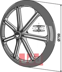 Pakker ring - Ø700mm