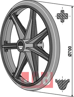 Pakker ring - Ø700mm