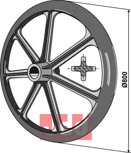 Pakker ring - Ø800mm - JDD Utstyr