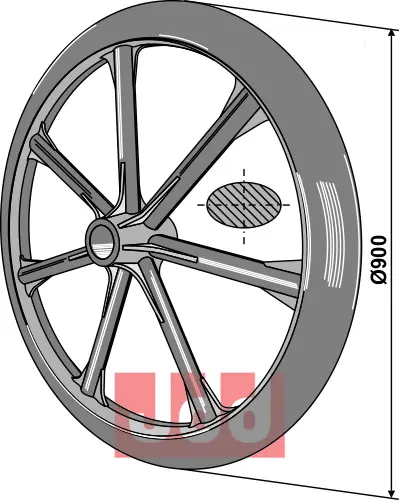 Pakker ring - Ø900mm - JDD Utstyr