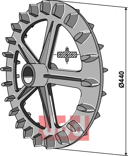 Crosskill ring - Ø440mm - JDD Utstyr