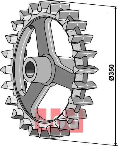 Crosskill ring - Ø350mm - JDD Utstyr