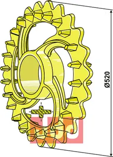 Crosskill ring – Ø520mm Väderstad