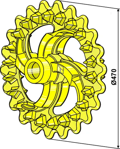 Crosskillring Ø470 Til Väderstad Rexius 500-1230