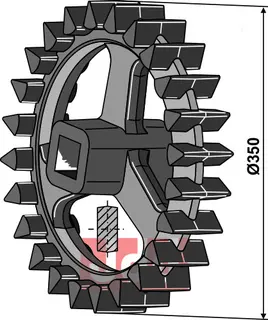 Crosskill ring - Ø350mm