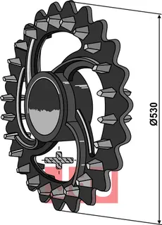 Crosskill ring - Ø530mm Dal-Bo