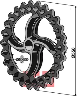 Crosskill ring - Ø550mm Dal-Bo