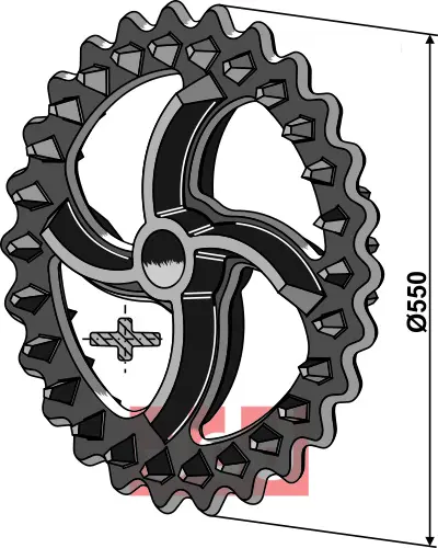 Crosskill ring - Ø550mm - JDD Utstyr