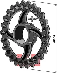 Crosskill ring - Ø600mm Dal-Bo