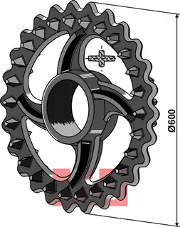 Crosskill ring - Ø600mm Dal-Bo