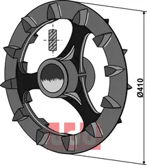 Crosskill ring - Ø410mm Farmet