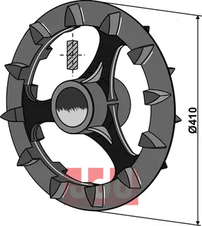 Crosskill ring - Ø410mm Farmet