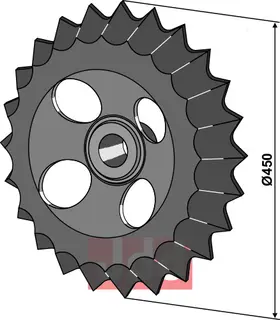 Tand tromlering - Ø450mm Güttler