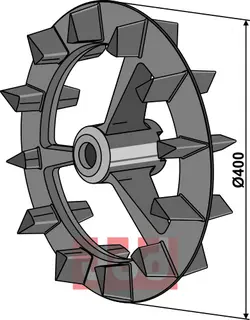 Crosskill ring Ø400mm - venstre Lemken