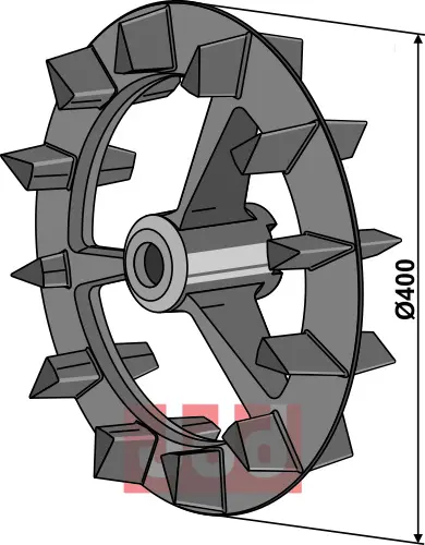 Crosskill ring Ø400mm - venstre - JDD Utstyr