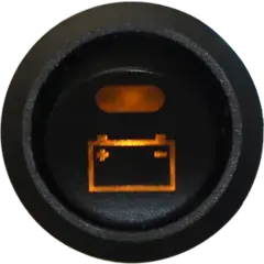 Bryter 12V, batteri, LED-diode symbol