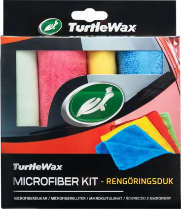 Turtle Wax Microfiber Kit 4 stk microfiberduker 