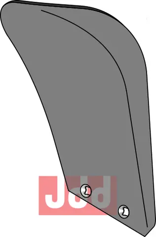 Forplogmoldplate M3 - h&#248;yre Lemken