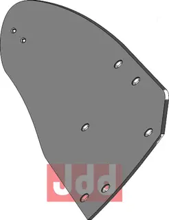 Moldboard B40B R til Lemken Hole spacing 59-200 mm, høyre