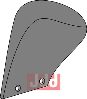 Forplogmoldplate M1 - venstre Lemken