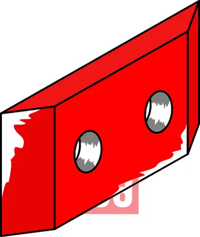 Landside protector til Kverneland Hullavstand 55 mm, Kverneland