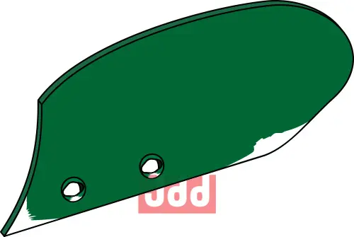 Forplogmoldplate - venstre - JDD Utstyr
