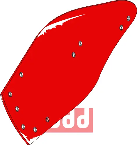 Moldplate - 14“ - 20“ - venstre - JDD Utstyr