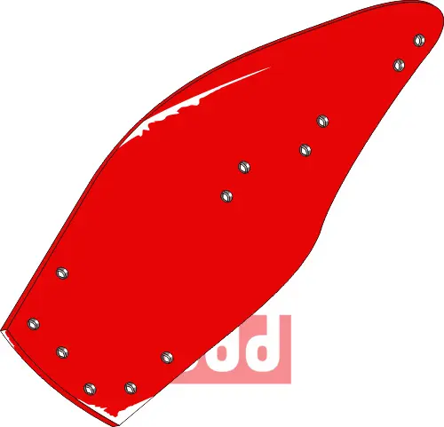 Moldplate - 14“ - 20“ - venstre - JDD Utstyr