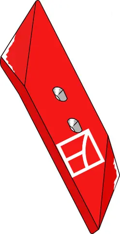 Reversibel spiss til Kverneland 70x13 mm, hullavstand 40 mm