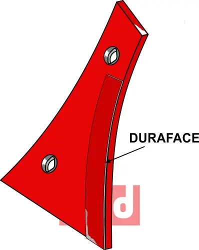 Bryst-plate DURAFACE - høyre - JDD Utstyr