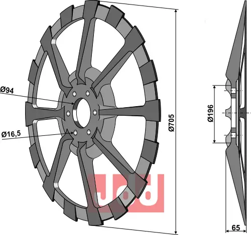 Oppelhjul - type WIC - JDD Utstyr